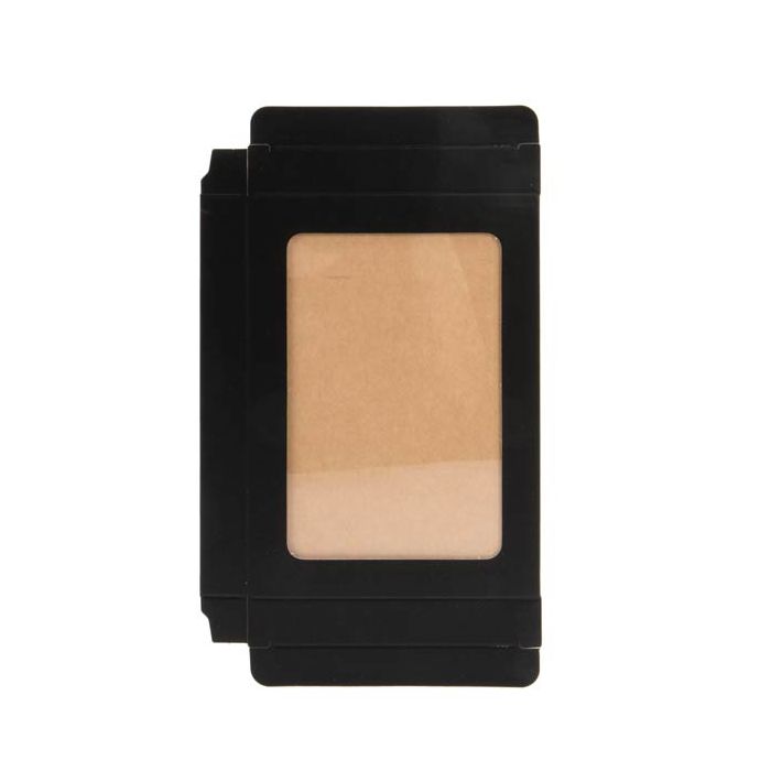 Kraftdoosjes Mat Zwart 9,5x1,5x13,2cm met Venster (25 stuks) [WMBG10]