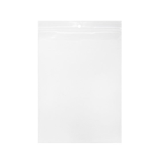 Gripzakken met Ophanggat 15x20,5cm Kristalhelder PP 100 Micron (100 stuks) [Z4R68]