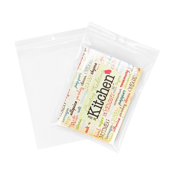Gripzakken met Ophanggat 15x20,5cm Kristalhelder PP 100 Micron (100 stuks) [Z4R68]