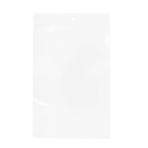Gripzakken met Ophanggat 15x23cm Kristalhelder PP 100 Micron (100 stuks) [Z4R69]