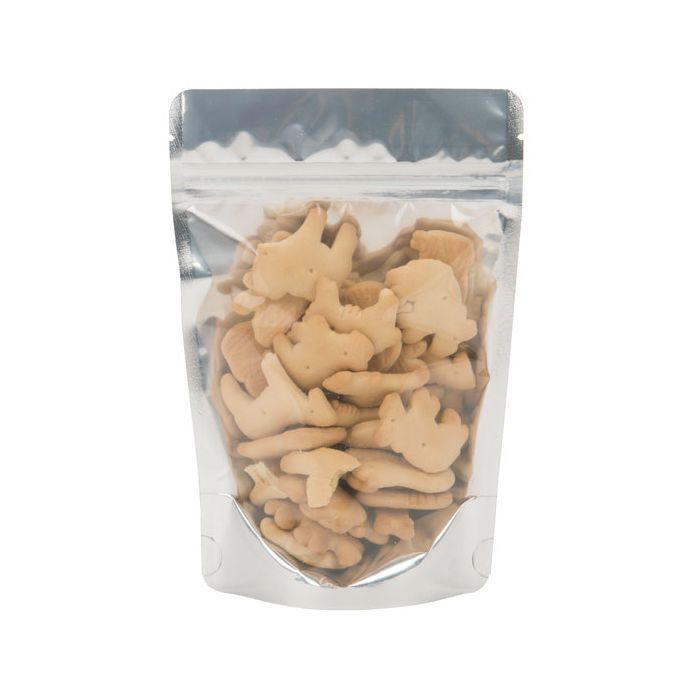 Stazakken Transparant/Zwart 13x8x20,5cm | 113 gram (100 stuks) [ZBGB3]