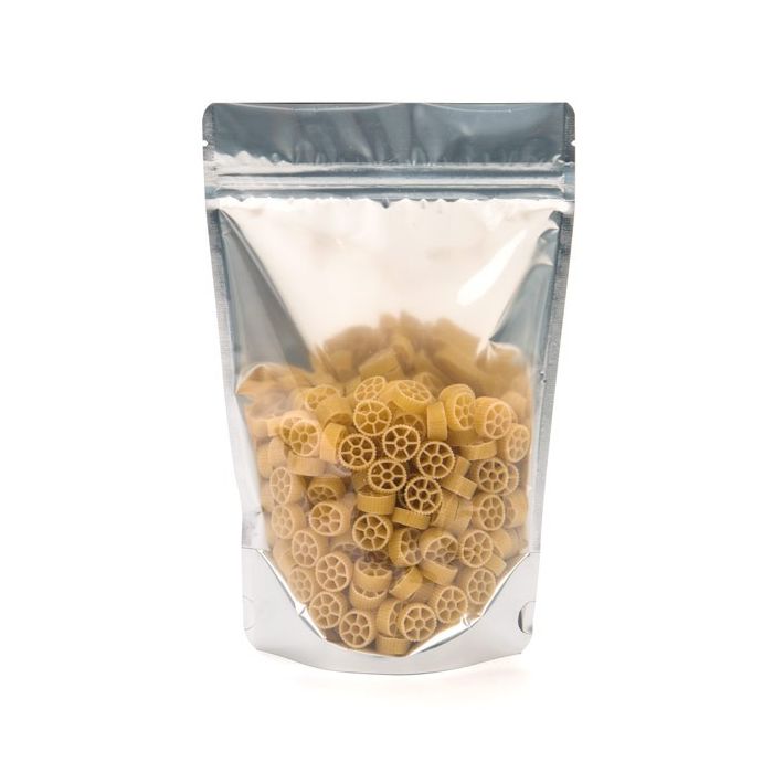 Stazakken Transparant/Zwart 8x5x13cm | 28 gram (100 stuks) [ZBGB1]