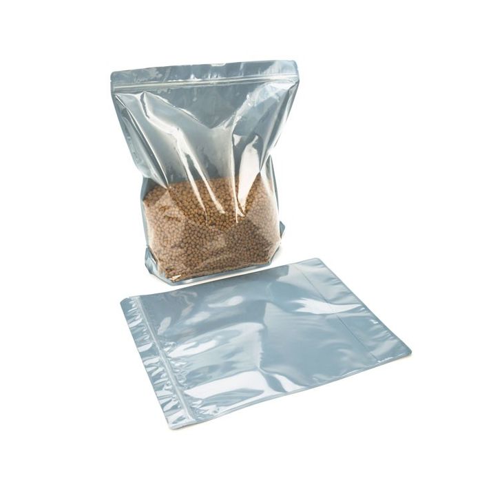 Stazakken Transparant/Mat Zwart 30,5x12,7x37,5cm (50 stuks) [ZBGB8]