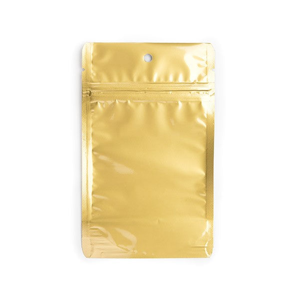 Stazakken Transparant/Goud 9,5x5,7x15,7cm | 57 gram (100 stuks) [ZBGG35]