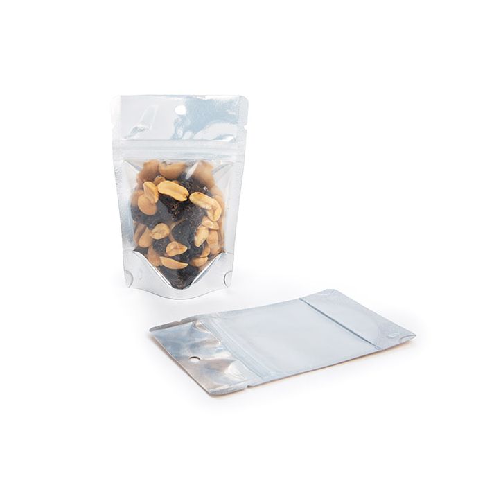 Stazakken Transparant/Kraft 7,9x5,1x13cm Met Ophanggat (100 Stuks) [ZBGK1H]