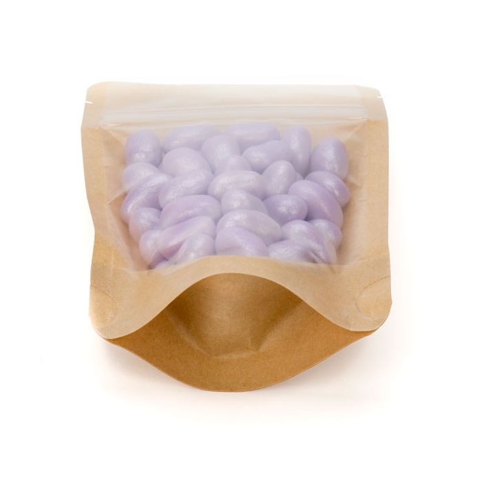 Stazakken Transparant/Kraft 8x5x13cm | 28 gram (100 stuks) [ZBGKC1]