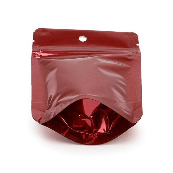 Stazakken Rood 8x5x13cm | 28 gram met rond ophanggat (100 stuks) [ZBGM1RH]