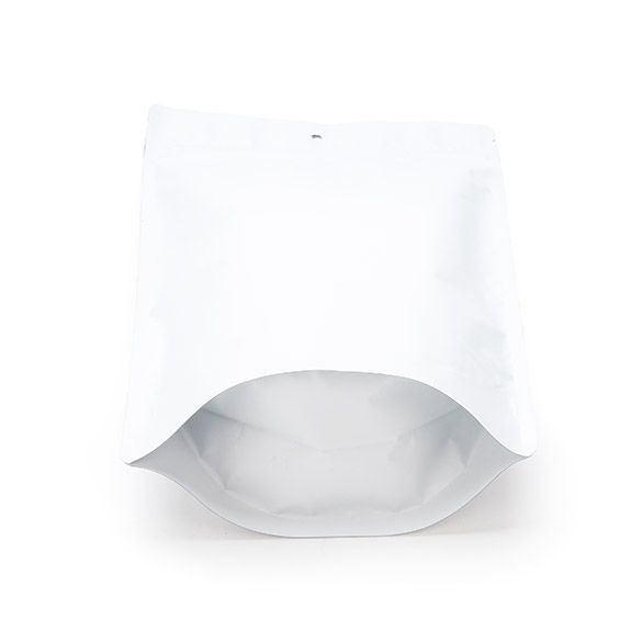 Stazakken Mat Wit 17x9x28,5cm | 340 gram met ophanggat (100 stuks) [ZBGM4MWH]