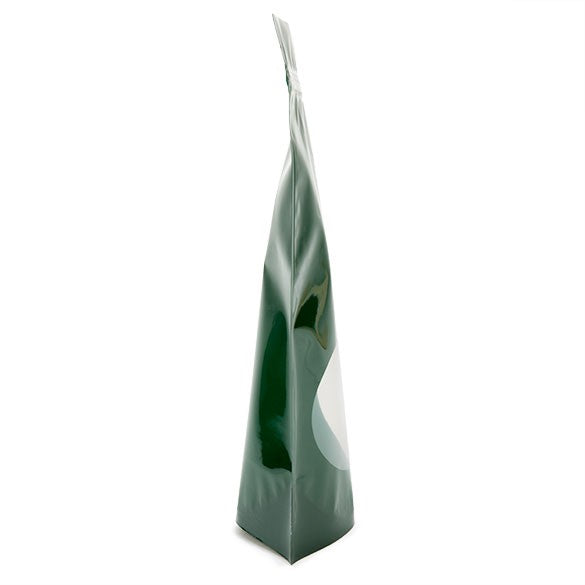 Stazakken Groen met ovaal Venster 17x9x28,5cm | 340 gram (100 stuks) [ZBGO4HG]