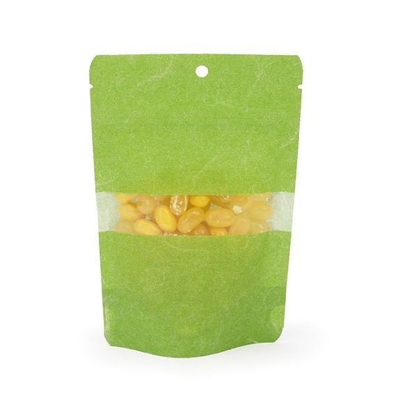 Stazakken Rijstpapier Groen 10 x 6 x 15.2 cm | 57 gram met ophanggat (100 stuks) [ZBGR2GRH]