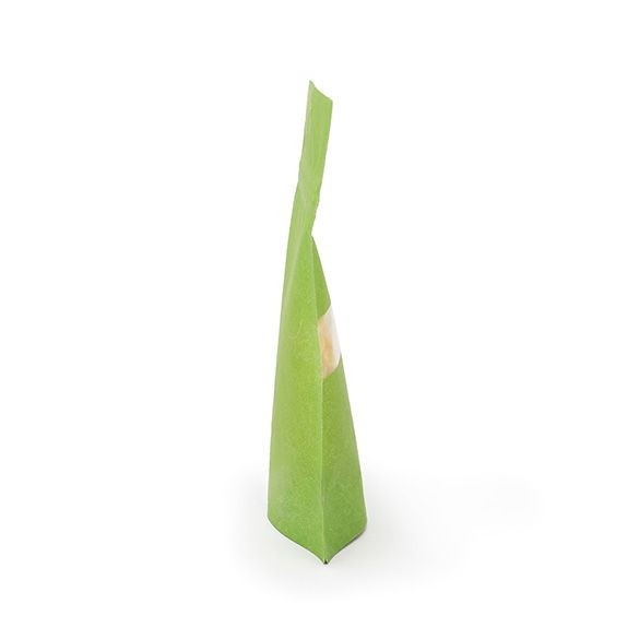 Stazakken Rijstpapier Groen 10 x 6 x 15.2 cm | 57 gram met ophanggat (100 stuks) [ZBGR2GRH]