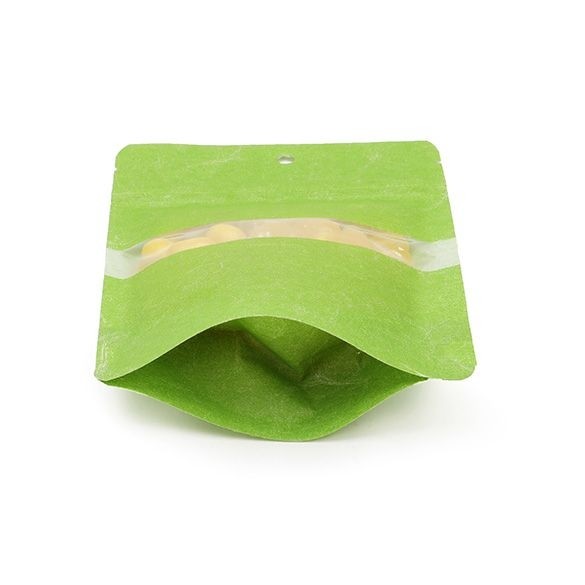 Stazakken Rijstpapier Groen 10 x 6 x 15.2 cm | 57 gram met ophanggat (100 stuks) [ZBGR2GRH]