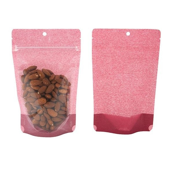 Stazakken Rijstpapier Roze 13x7,9x20,6cm | 113 gram (100 stuks) [ZBGR3HR]