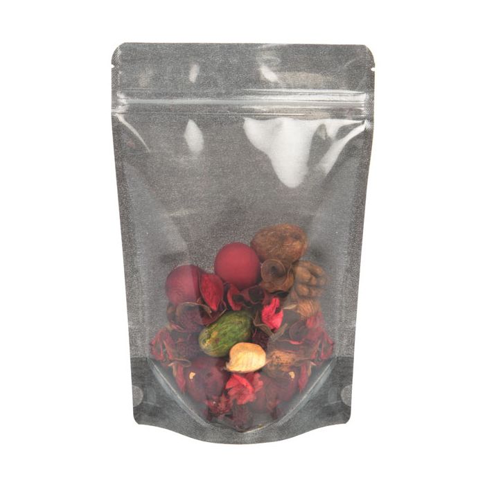 Stazakken Rijstpapier Transparant/Zwart 14,9x8,9x23,2cm | 312 gram (100 stuks) [ZBGR7BC]