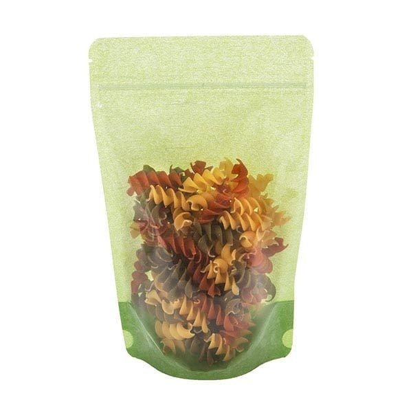 Stazakken Rijstpapier Transparant/Groen 15x9x23,2cm | 312 gram (100 stuks) [ZBGR7GRC]