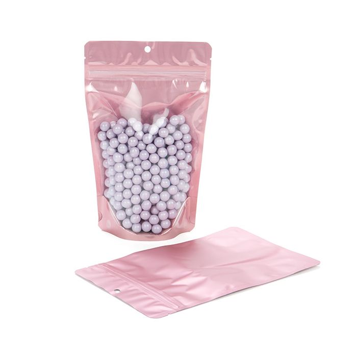 Stand Up Pouches Transparent/Rosé Gold 13x7.9x20.6cm | 113 grams