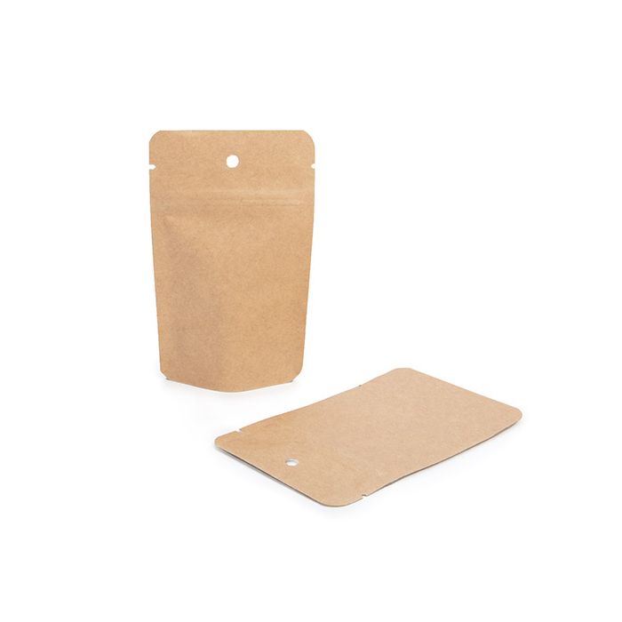 Stazakken Kraft 8x5x13cm | 28 gram met ophanggat (100 stuks) [ZBGW1KH]