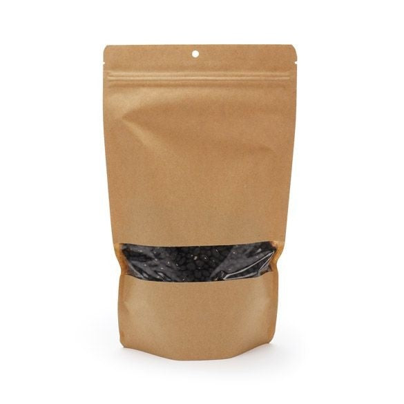 Stazakken Kraft 17x9x28,5cm | 340 gram met rond ophanggat (100 stuks) [ZBGW4KH]