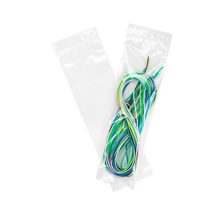 Grip Seal Bags 7.5x25.5cm Crystal Clear PP 50 micron