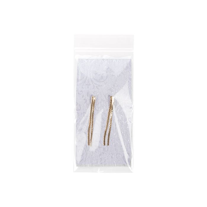 Gripzakken met Luchtgat 7,5x15cm Kristalhelder PP 50 micron (100 stuks) [ZC36V]