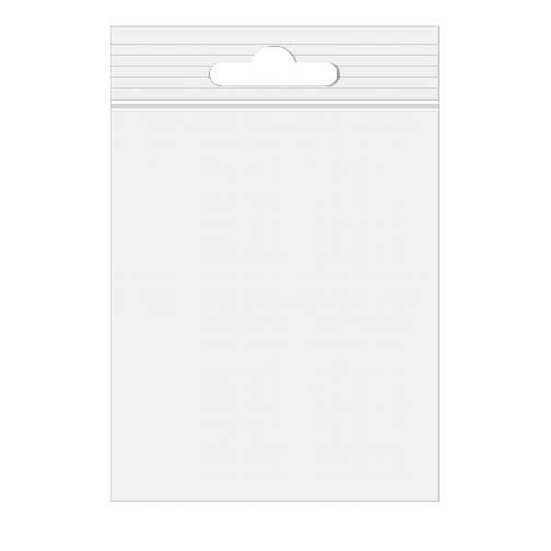 Gripzakken met Euroloch 18x23 Kristalhelder PP 50 Micron (100 stuks) [ZE79]