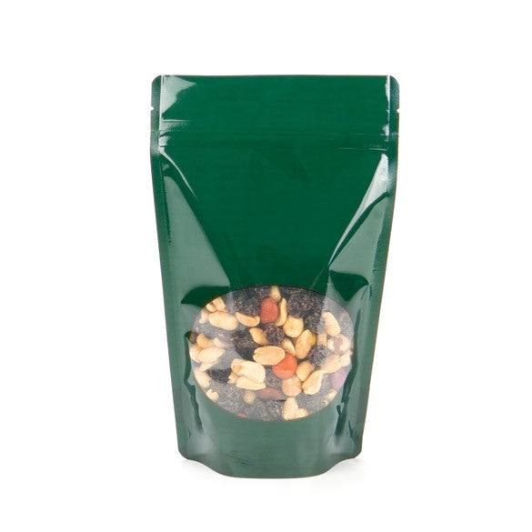 Stazakken Groen met ovaal Venster 13x7x20,5cm | 113 gram (100 stuks) [ZBGO3HG]