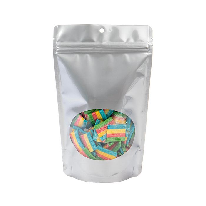 Stand Up Pouches Silver 13x7,9x20,6cm