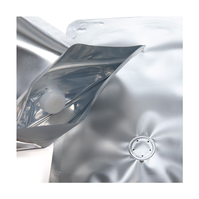 Stazakken Zilver 13x7,9x20,6cm Met Ventiel (100 Stuks) [ZBGM3SV]