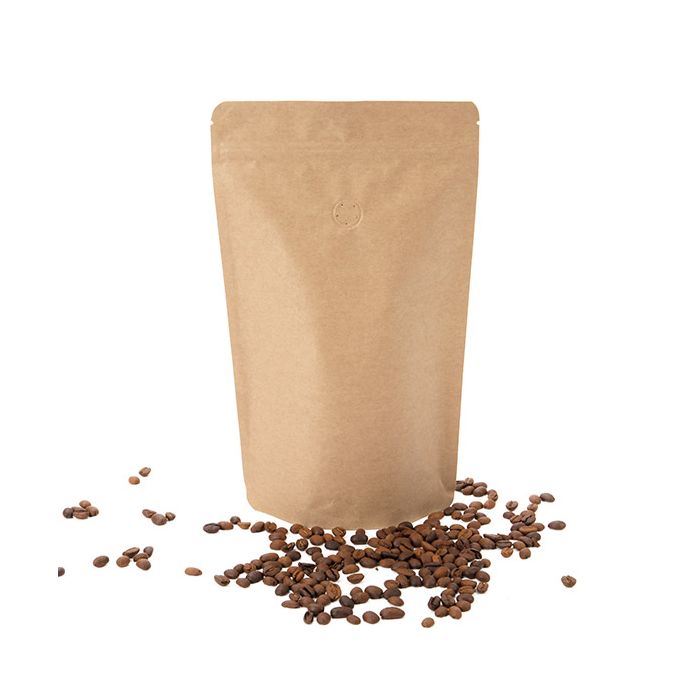 Stand Up Pouches Kraft 17,1x8,9x28,6cm w/Valve