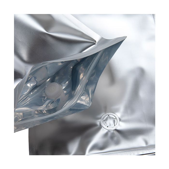 Stazakken Zilver 17,1x8,9x28,6cm Met Ventiel (100 Stuks) [ZBGM4SV]