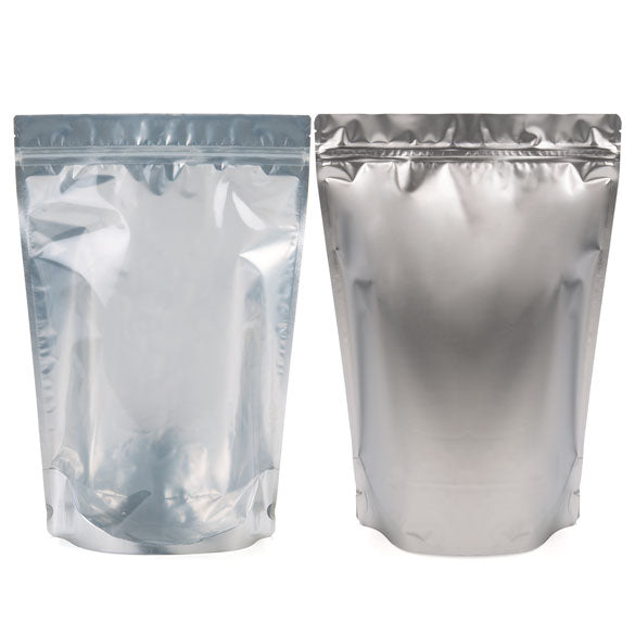 Stazakken Transparant/Zilver 23x12x34,5cm | 907 gram (100 stuks) [ZBGS6]