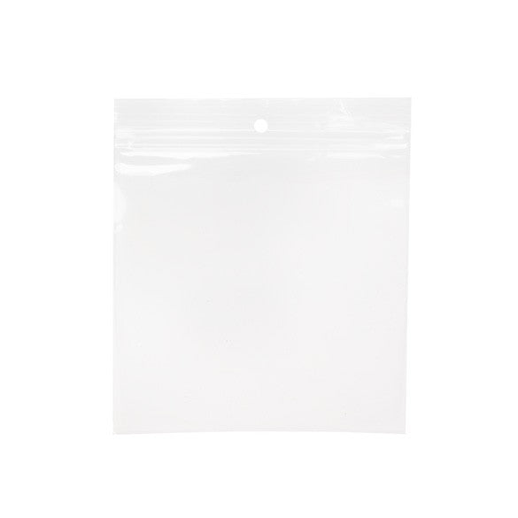 Gripzakken met Ophanggat 12,5x12,5cm Kristalhelder PP 50 Micron (100 stuks) [ZR55]