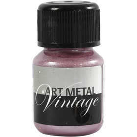 Afbeelding van Hobbyverf Metallic, afm 5096, Parelmoer rood, 30 ml/ 1 fles | Art Metal Verf Speciale Verf Verf, kleuren en canvas | 8719346106612