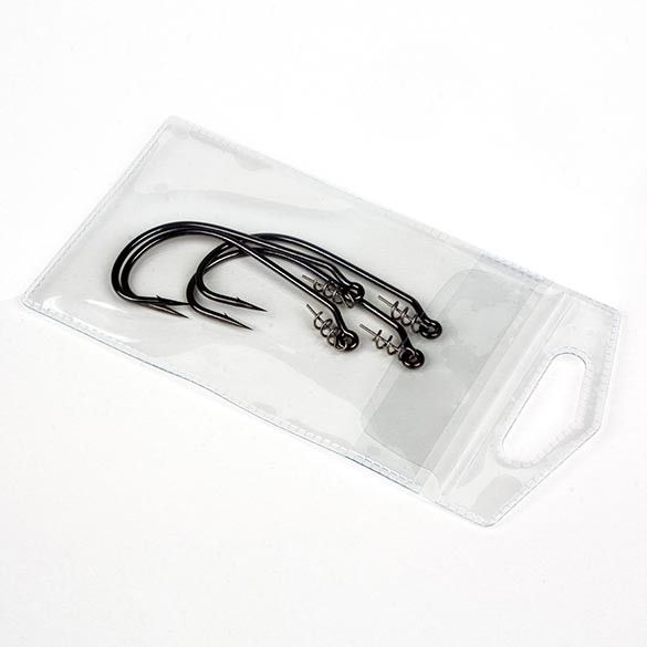 Vinyl zak met Euroloch en klepsluiting 4,6 x 10,5cm (100 Stuks) [FHV1]