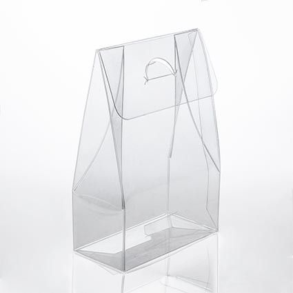 Tabs toelopende Kristalheldere Doos groot 11.4 x 5.1 x 17.8cm (25 Stuks) [FS280]