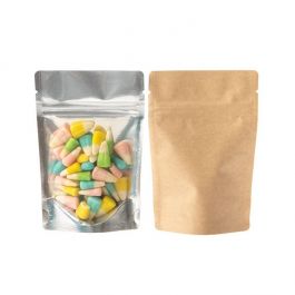 Stazakken Transparant/Kraft 10x6x15cm | 57 gram (100 stuks) [ZBGK2]
