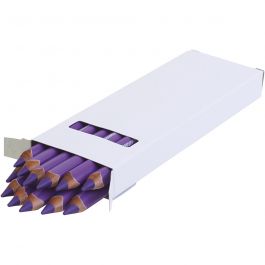 Edu Jumbo Kleurpotlood, dikte 10 mm, vulling 6,25 mm, violet, 12 stuk/ 1 doos [HOB-408044]