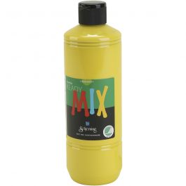Greenspot Plakaatverf, matt, primair geel, 500 ml/ 1 fles [HOB-642215]