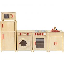 VIGA speelkeuken, afm 160x54x36 cm, 1 set [HOB-907706]