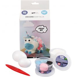 Funny Friends, unicorn, blauw, 1 doos [HOB-100751]