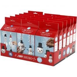 Schattige en grappige sneeuwpoppen, 18 set/ 1 doos [HOB-100769]