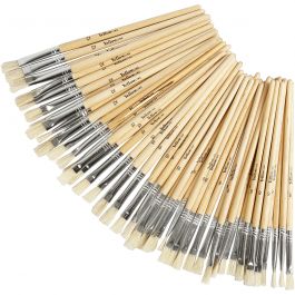 YellowLine Kwastenset, afm 6+8+10+12, 48 stuk/ 1 doos [HOB-10251]