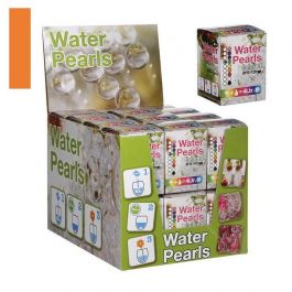 Oranje water parels 10-12 mm (1 doos) [IFS-10332]