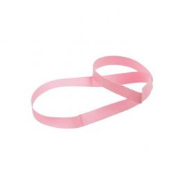 Versierelastiek Vinyl Stretch Roze 25,5cm (50 stuks) [10CVLPK]