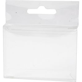 PET verpakkingsdozen, afm 74x54x10 mm, 100 stuk/ 1 doos [HOB-11009]