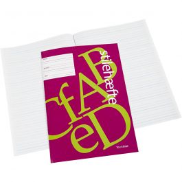Werkboek met gelinieerd papier, A4, afm 21x29,7 cm, 64 , 25 stuk/ 1 doos [HOB-115270]