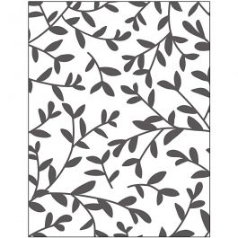 Embossing Folder , twijgen, afm 11x14 cm, dikte 2 mm, 1 stuk [HOB-11768]
