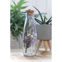 Glazen Melkfles 500ml 21cm hoog Ø 7cm (tray met 12 stuks) [IFS-129192]