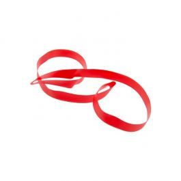 Versierelastiek Vinyl Stretch Rood 30,5cm (50 stuks) [12CVLRD]