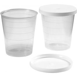 Bekertje met deksel, 30 ml, 75 stuk/ 1 doos [HOB-13172]